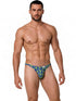 CandyMan 99924 Men's Underwear Printed Thong Color Printed Navy