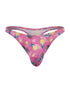 CandyMan 99924 Men's Underwear Printed Thong Color Printed Pink