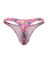 CandyMan 99924 Men's Underwear Printed Thong Color Printed Pink