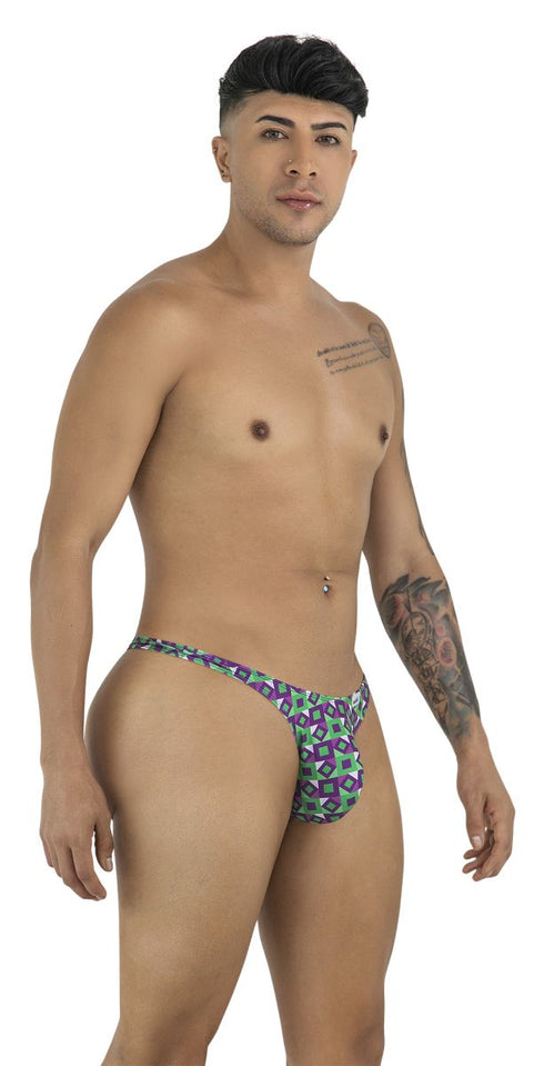 CandyMan 99924 Thongs Color Printed Purple