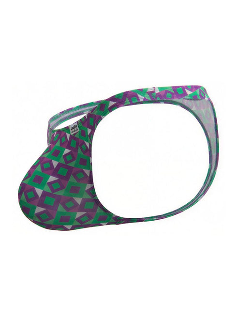 CandyMan 99924 Thongs Color Printed Purple