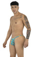 CandyMan 99924 Thongs Color Printed Turquoise