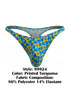 CandyMan 99924 Men's Underwear Printed Thong Color Printed Turquoise