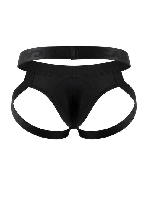 CandyMan 99925 Men's Underwear Supportive Strappy Jockstrap Color Black