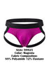 CandyMan 99925 Men's Underwear Supportive Strappy Jockstrap Color Magenta