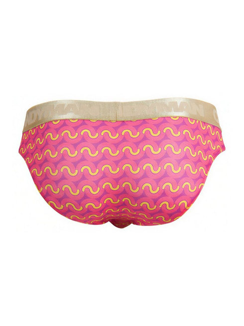 CandyMan 99926 Men's Underwear Printed Briefs Color Printed Pink