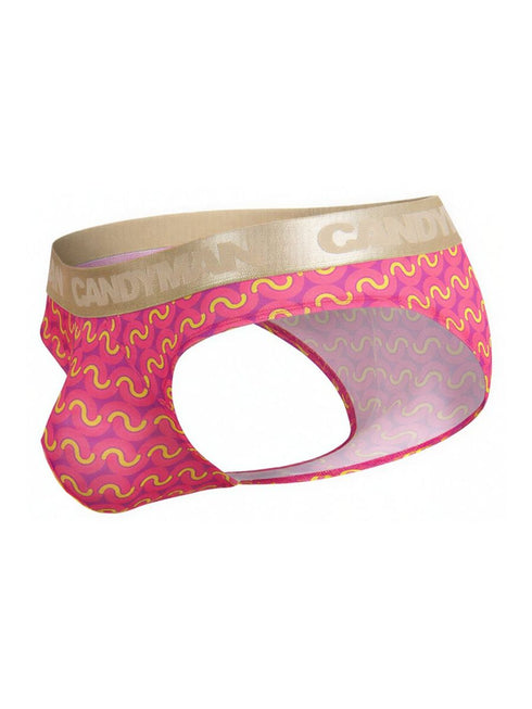 CandyMan 99926 Men's Underwear Printed Briefs Color Printed Pink