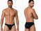 CandyMan 99928 Men's Underwear Bikini Sleek Low Rise Brief Color Black
