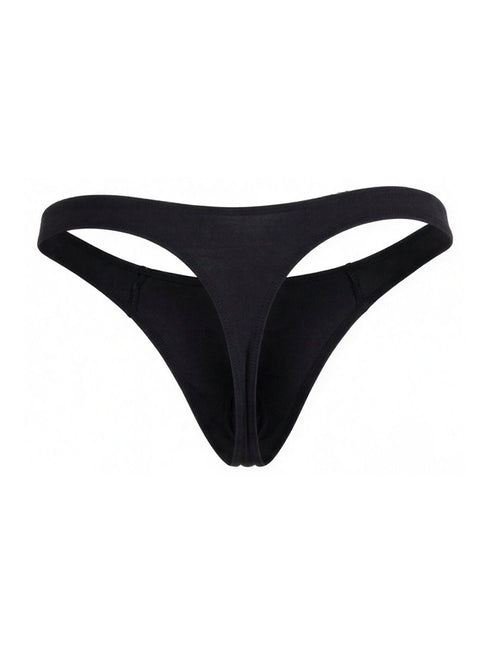 CandyMan 99930 Men's Underwear Sleek Low Rise Thong Color Black