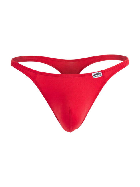 CandyMan 99930 Men's Underwear Sleek Low Rise Thong Color Red