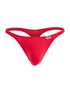 CandyMan 99930 Men's Underwear Sleek Low Rise Thong Color Red