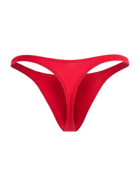 CandyMan 99930 Men's Underwear Sleek Low Rise Thong Color Red