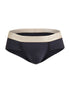 CandyMan 99932 Men's Underwear Sleek Contour Briefs Color Black-Gold