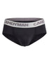 CandyMan 99932 Men's Underwear Sleek Contour Briefs Color Black-Silver