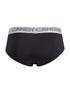 CandyMan 99932 Men's Underwear Sleek Contour Briefs Color Black-Silver