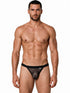 CandyMan 99933 Men's Underwear Seductive Mesh Bikini Color Black Mesh