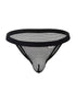 CandyMan 99933 Men's Underwear Seductive Mesh Bikini Color Black Mesh
