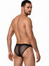 CandyMan 99933 Men's Underwear Seductive Mesh Bikini Color Black Mesh