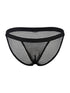 CandyMan 99933 Men's Underwear Seductive Mesh Bikini Color Black Mesh