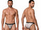 CandyMan 99933 Men's Underwear Seductive Mesh Bikini Color White Mesh
