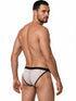 CandyMan 99933 Men's Underwear Seductive Mesh Bikini Color White Mesh