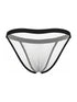 CandyMan 99933 Men's Underwear Seductive Mesh Bikini Color White Mesh