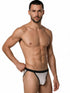 CandyMan 99933 Men's Underwear Seductive Mesh Bikini Color White Mesh