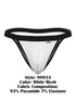 CandyMan 99933 Men's Underwear Seductive Mesh Bikini Color White Mesh