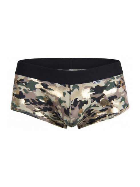 CandyMan 99937 Men's Underwear Supportive Contour Pouch Low Rise Trunks Color Camo
