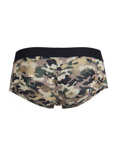 CandyMan 99937 Men's Underwear Supportive Contour Pouch Low Rise Trunks Color Camo