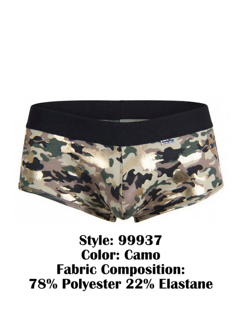 CandyMan 99937 Men's Underwear Supportive Contour Pouch Low Rise Trunks Color Camo