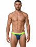 CandyMan 99942 Men's Underwear Sporty Athletic Thong Color Navy
