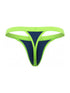 CandyMan 99942 Men's Underwear Sporty Athletic Thong Color Navy