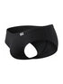 CandyMan 99943 Men's Underwear Sleek Low Rise Trunks Color Black