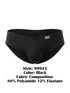 CandyMan 99943 Men's Underwear Sleek Low Rise Trunks Color Black