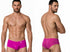 CandyMan 99943 Men's Underwear Sleek Low Rise Trunks Color Magenta