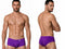 CandyMan 99943 Men's Underwear Sleek Low Rise Trunks Color Orchid