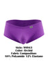 CandyMan 99943 Men's Underwear Sleek Low Rise Trunks Color Orchid