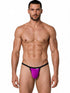 CandyMan 99948 Men's Underwear Sleek Minimalist Thongs Color Magenta