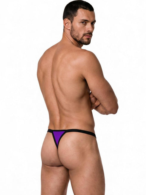 CandyMan 99948 Men's Underwear Sleek Minimalist Thongs Color Orchid