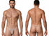 CandyMan 99954 Men's Underwear Sheer Mesh Thongs Color Beige Mesh