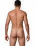 CandyMan 99954 Men's Underwear Sheer Mesh Thongs Color Beige Mesh