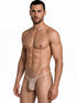 CandyMan 99954 Men's Underwear Sheer Mesh Thongs Color Beige Mesh