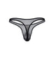 CandyMan 99954 Men's Underwear Sheer Mesh Thongs Color Black Mesh