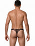 CandyMan 99954 Men's Underwear Sheer Mesh Thongs Color Black Mesh