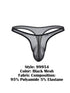 CandyMan 99954 Thongs Color Black Mesh