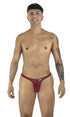 CandyMan 99954 Thongs Color Burgundy Mesh