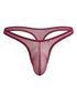 CandyMan 99954 Thongs Color Burgundy Mesh