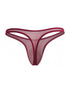 CandyMan 99954 Men's Underwear Sheer Mesh Thongs Color Burgundy Mesh