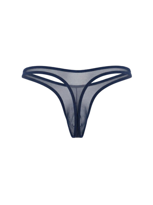 CandyMan 99954 Thongs Color Navy Mesh